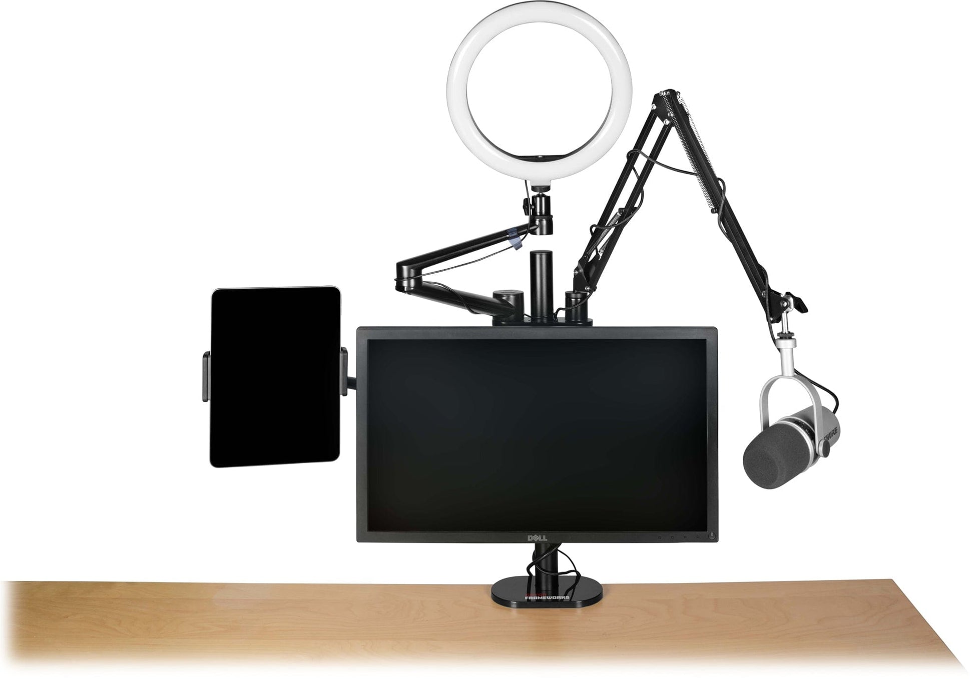 Gator GFW-STREAMSTAND Desk-Clamping Stream Stand with 6-Point Attachment - PSSL ProSound and Stage Lighting