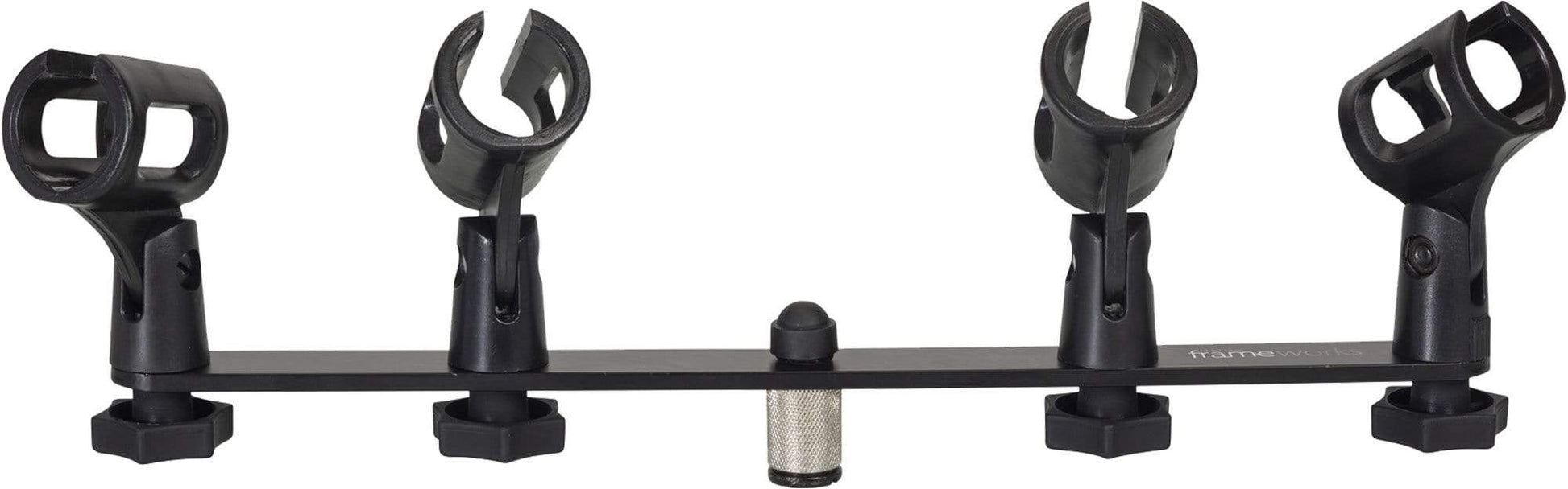 Gator GFWMIC1TO4 Frameworks Dual Stereo Microphone Mount Bar - PSSL ProSound and Stage Lighting