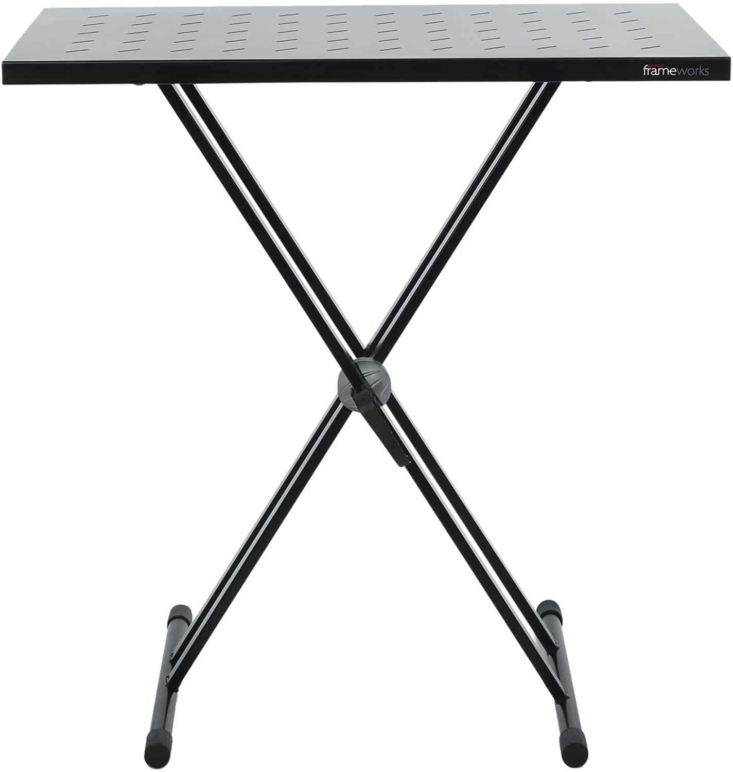 Gator Frameworks Utility Table with Double-X Stand - ProSound and Stage Lighting