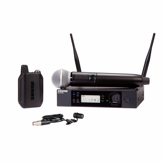 Shure GLXD124R Plus/85/SM58 Combo Wireless Microphone System - PSSL ProSound and Stage Lighting