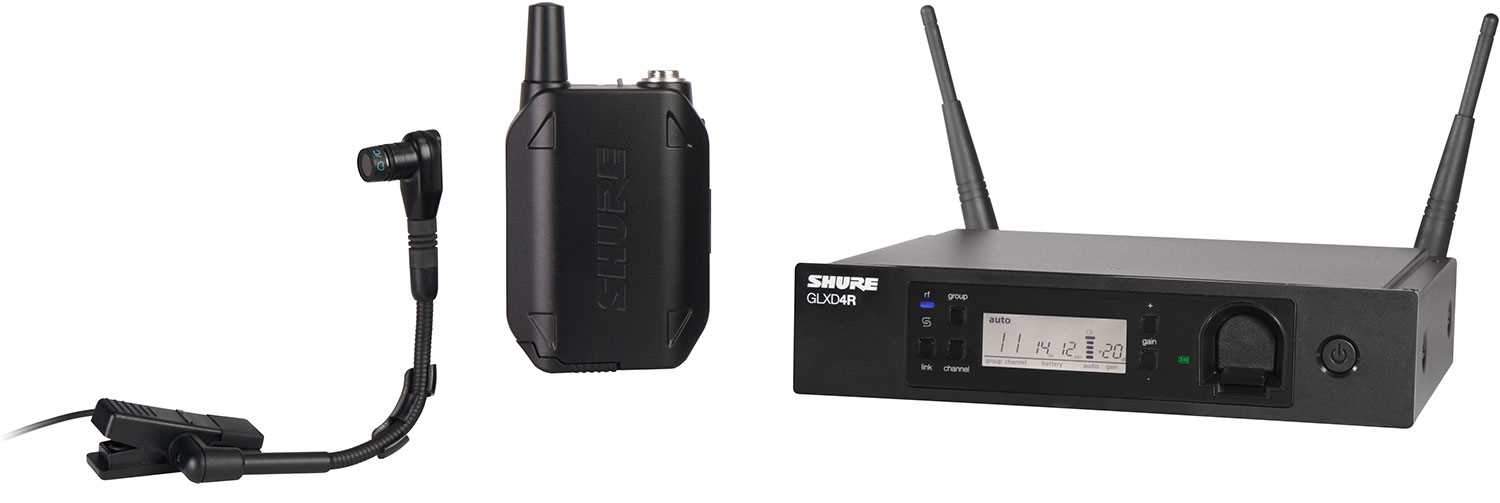 Shure GLXD14R/B98 Advanced Wireless Instrument Set - ProSound and Stage Lighting