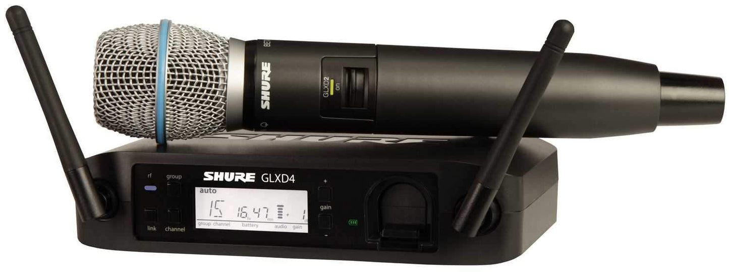 Shure GLXD24 Wireless Handheld Microphone w Beta87 - ProSound and Stage Lighting