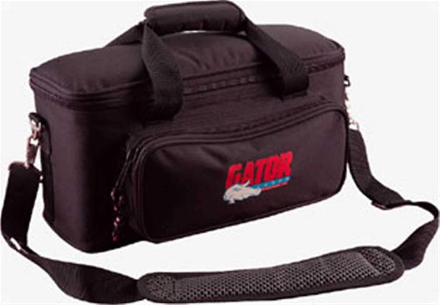 Gator GM12B 12-Mic Padded Bag with Exterior Pocket - ProSound and Stage Lighting
