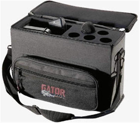 Gator GM5W Padded Bag For 5 Wireless Mic Systems - ProSound and Stage Lighting