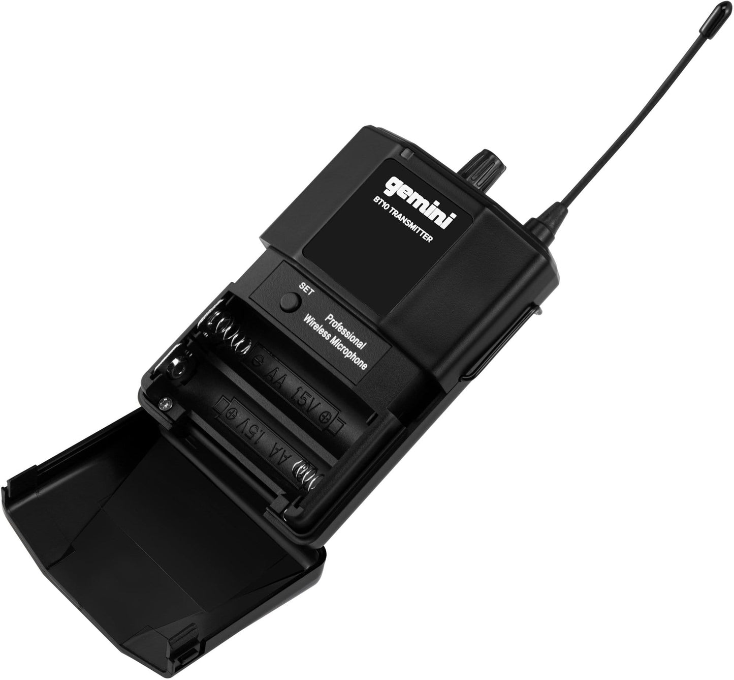 Gemini GMU-HSL100 UHF Headset Wireless Mic System - ProSound and Stage Lighting