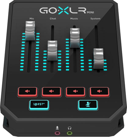 TC Helicon GO XLR MINI Online Broadcast Mixer - PSSL ProSound and Stage Lighting