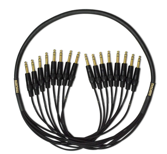 Mogami Gold Snake 8 Ch 1/4 TRS Cable 25ft - ProSound and Stage Lighting