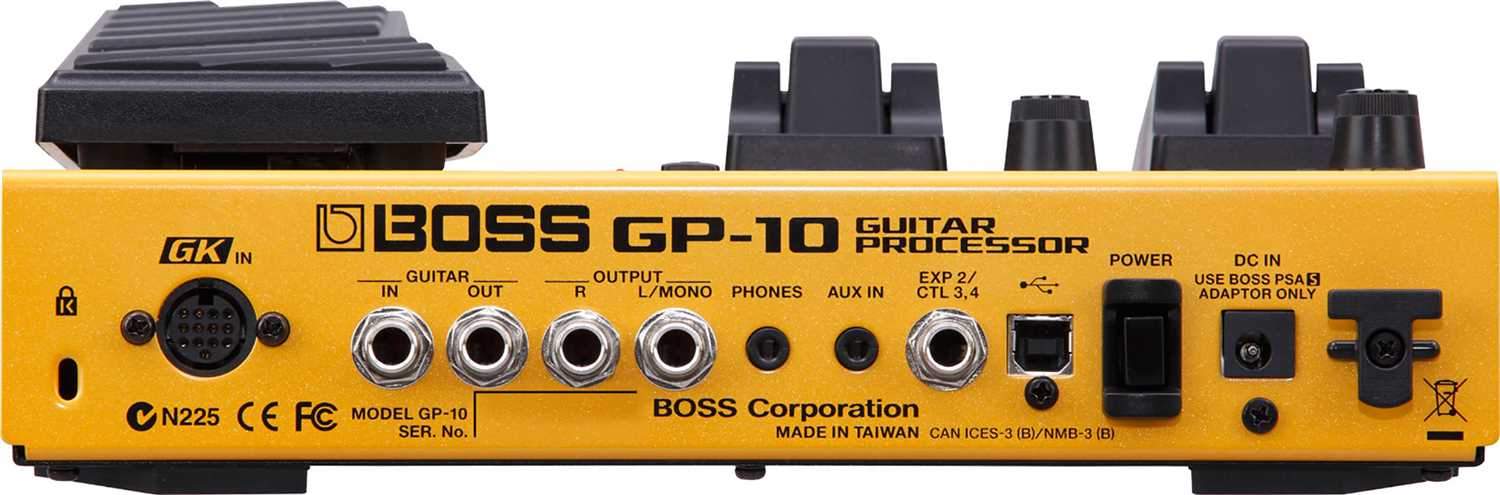 Boss GP-10 Guitar Processor with GK-3 Pick Up - ProSound and Stage Lighting