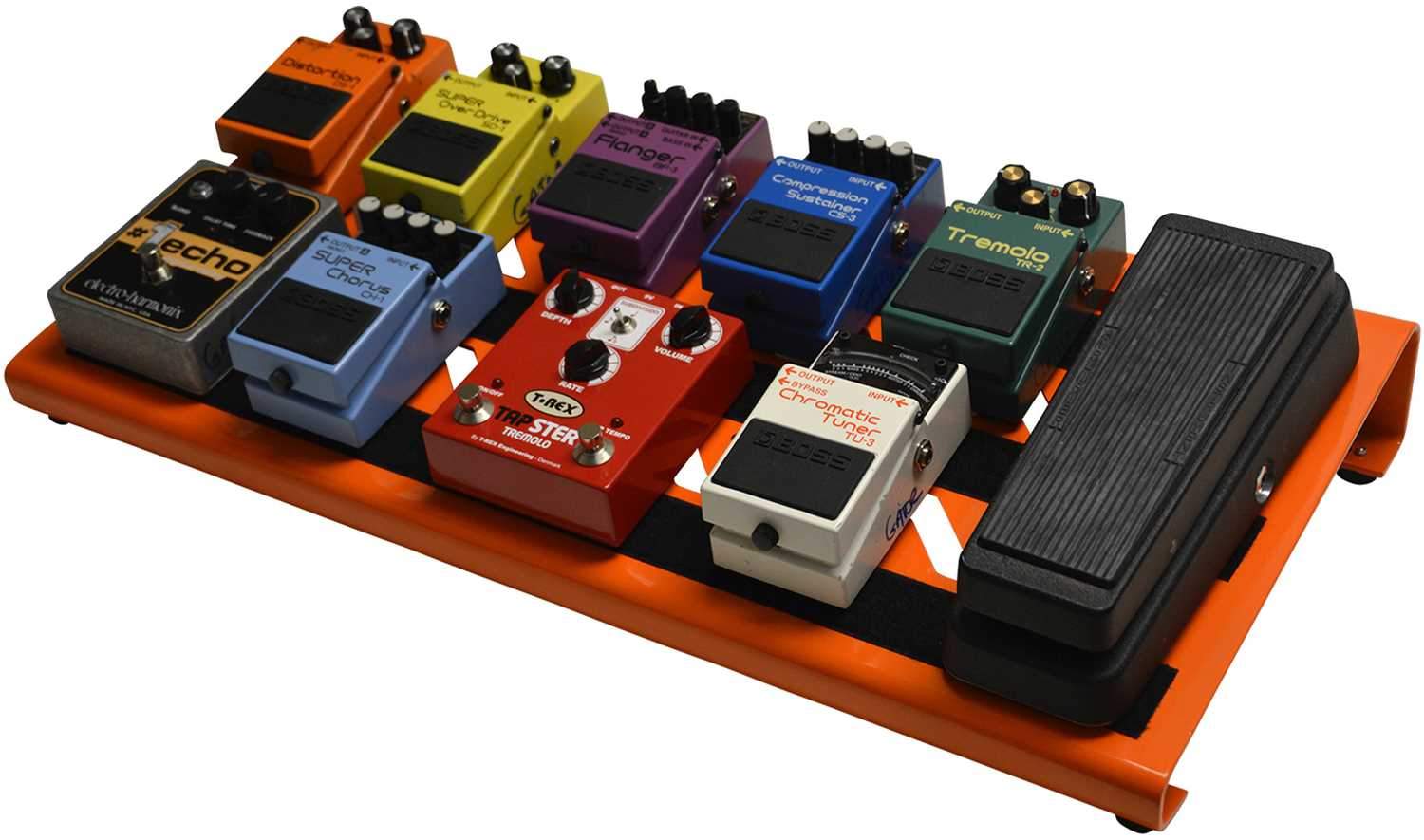 Gator GPB-BAK-OR Orange Aluminum Pedal Board - ProSound and Stage Lighting