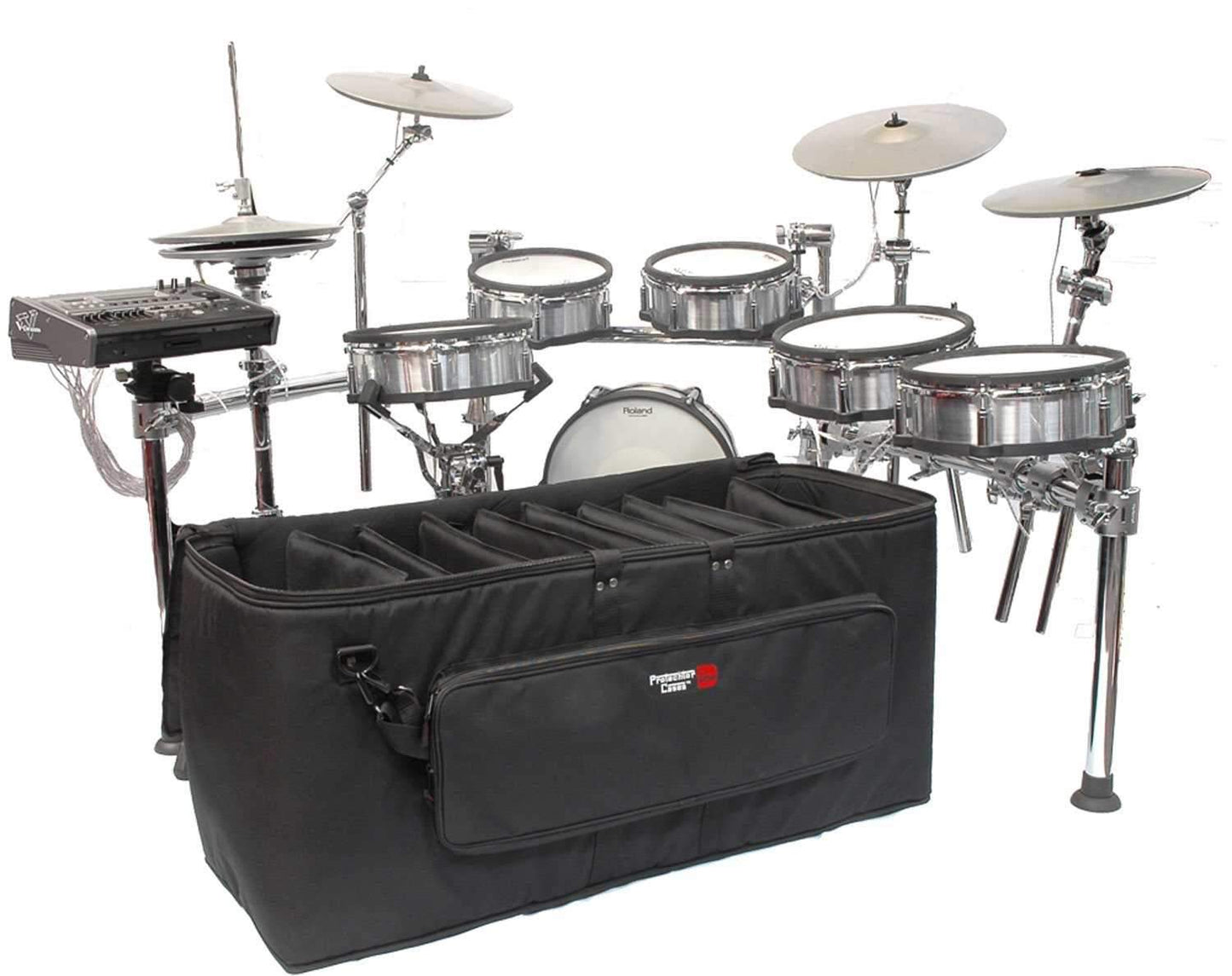 Gator GPEKIT3616B Large Electronic Drum Kit Bag - ProSound and Stage Lighting