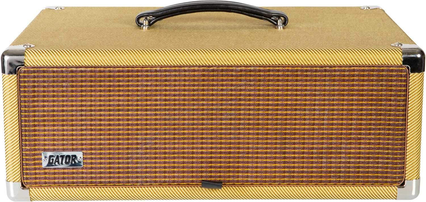 Gator Vintage Amp Vibe Rack Case - 3U Tweed - ProSound and Stage Lighting
