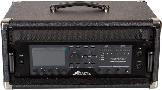 Gator Vintage Amp Vibe Rack Case - 4U Black - ProSound and Stage Lighting