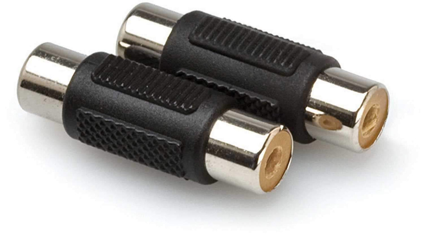 RCA Coupler RCA (F) to RCA (F) (2-Pk) - ProSound and Stage Lighting