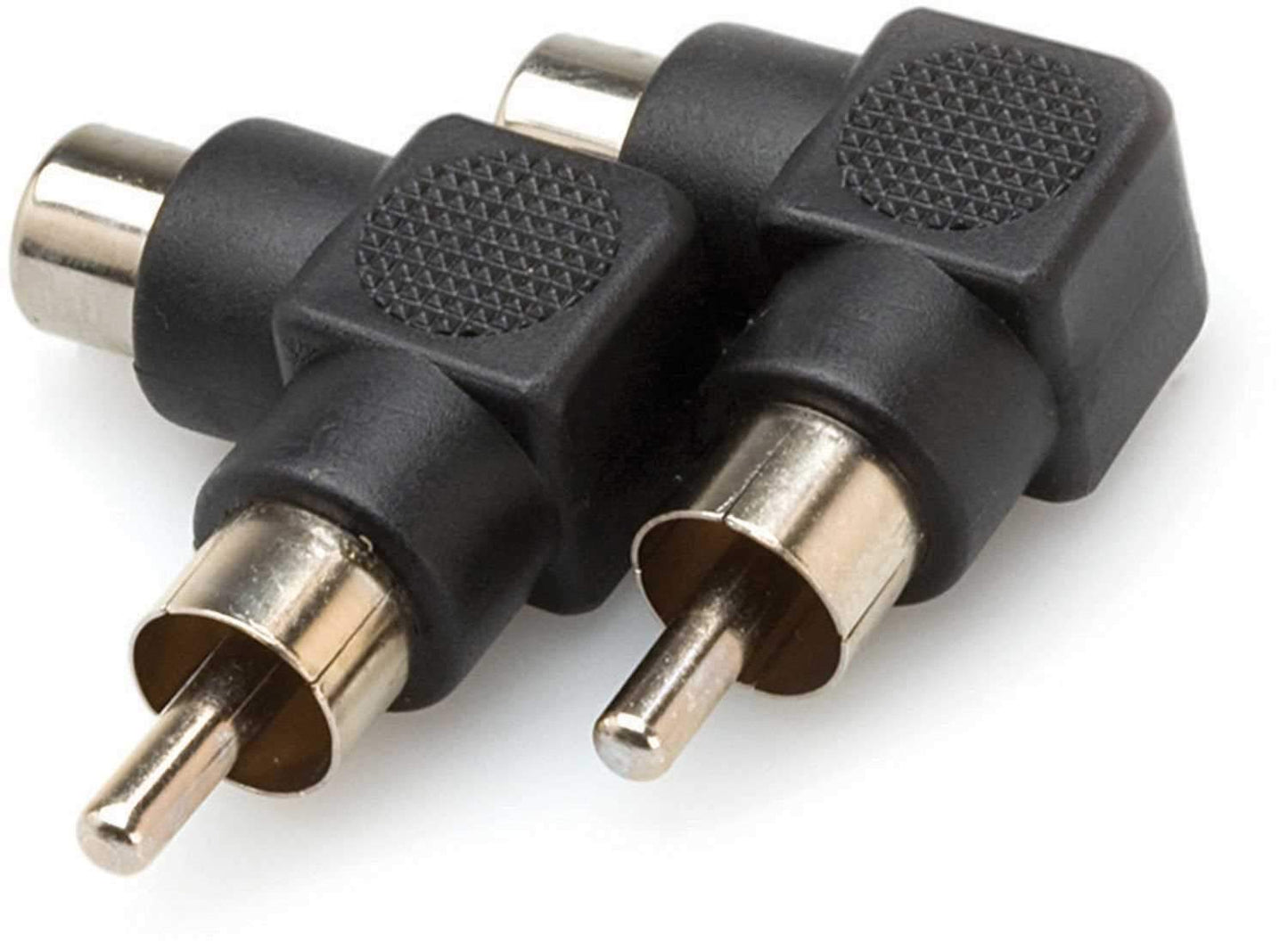 Adapter RCA (F) to RT Angle RCA (M) (2-Pk) - ProSound and Stage Lighting