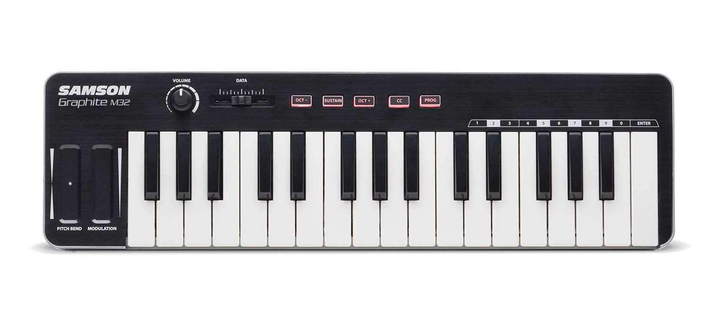 Samson Graphite M32 USB MIDI Keyboard Controller - ProSound and Stage Lighting