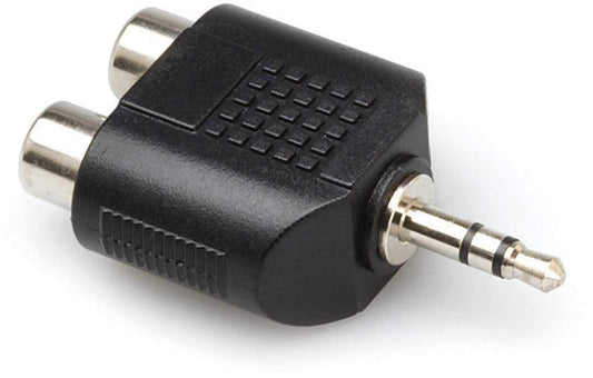 Adapter Dual RCA (F) to 1/8 Stereo (M) - ProSound and Stage Lighting