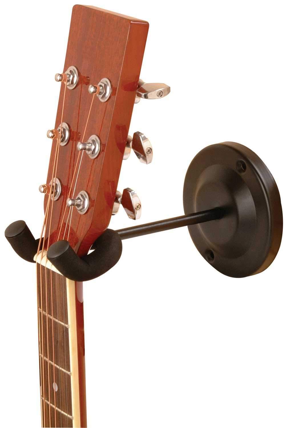 On Stage GS7640 Metal Guitar Hanger Round Base - ProSound and Stage Lighting