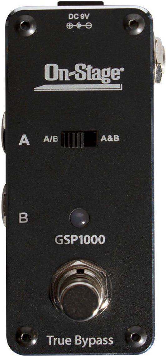 On Stage GSP1000 ABY Switcher with True Bypass - PSSL ProSound and Stage Lighting