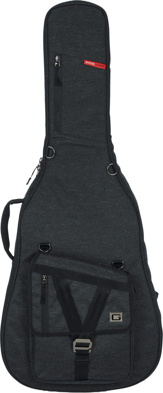 Gator Black Transit Bag For Jumbo Acoustic Guitars - PSSL ProSound and Stage Lighting