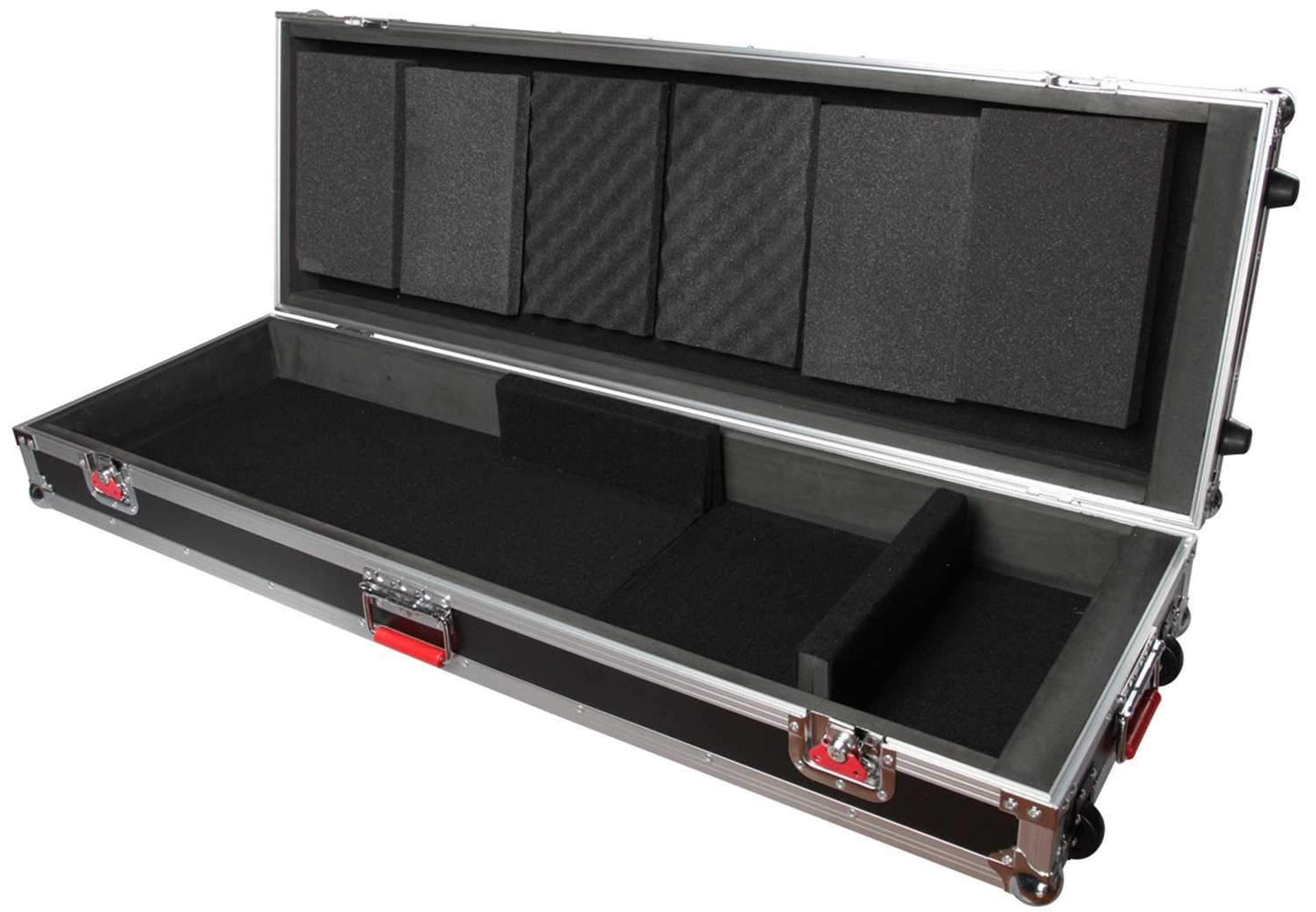 Gator Slim 88 Note Keyboard Case with Wheels - ProSound and Stage Lighting