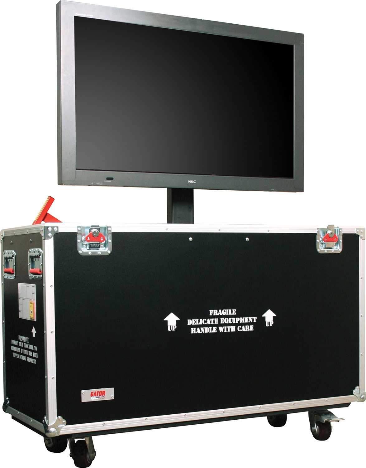 Gator 65In LCD Or Plasma Lift Road Case - ProSound and Stage Lighting