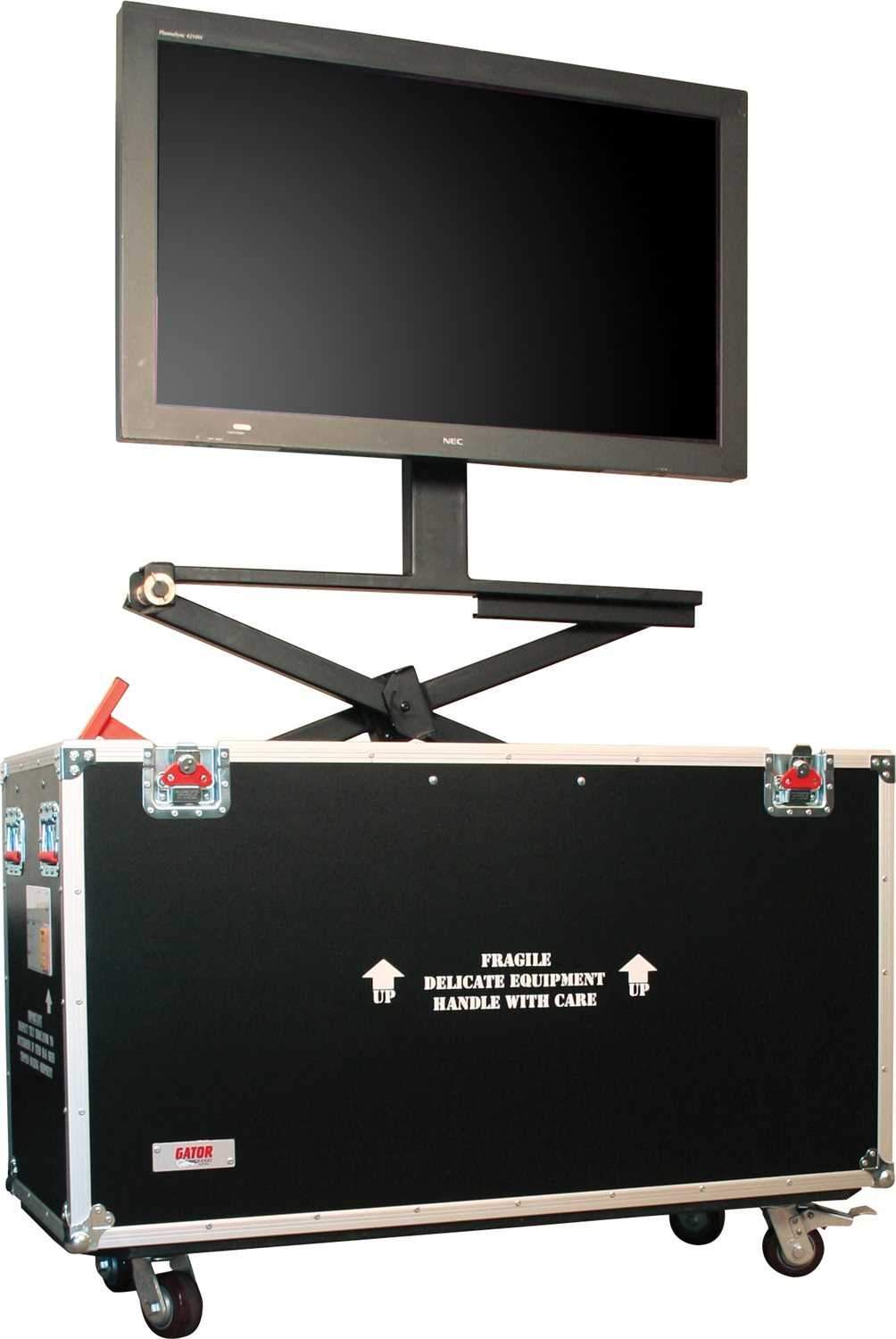Gator 65In LCD Or Plasma Lift Road Case - ProSound and Stage Lighting