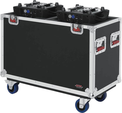 Gator GTOURMH250 Flight Case for 2x 250-Style Moving Head Lights - ProSound and Stage Lighting