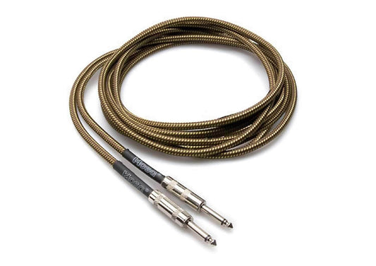Hosa GTR518 18Ft Tweed Jacket Guitar Cable - ProSound and Stage Lighting