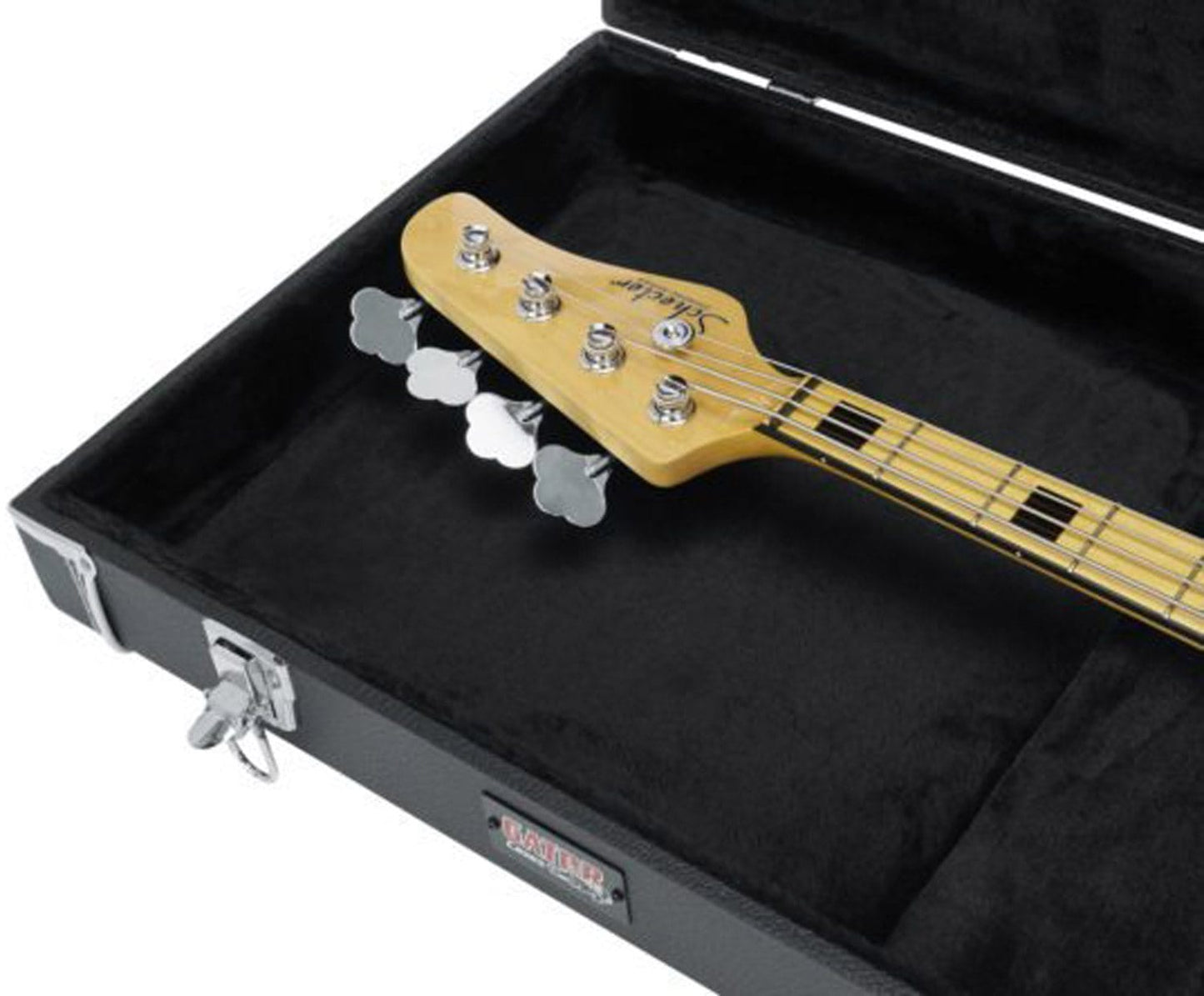 Gator GWBASS Bass Guitar Deluxe Wood Case - ProSound and Stage Lighting