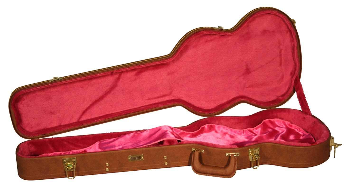 Gator GWSGBROWN Solid Body Double Cutaway Guitar Case - ProSound and Stage Lighting