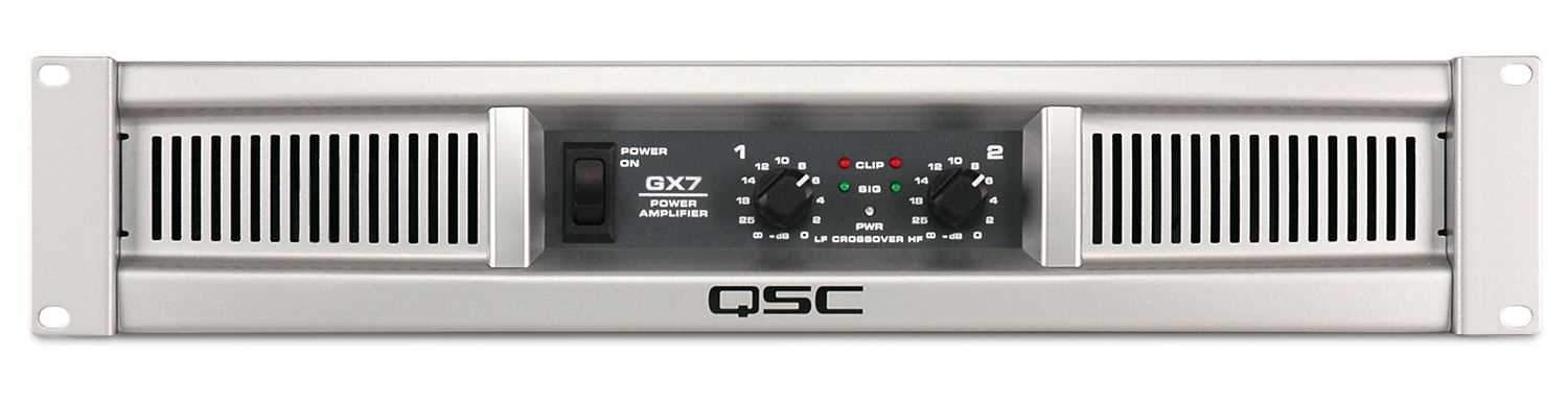 QSC GX7 2-Channel 725W PA Power Amplifier - ProSound and Stage Lighting