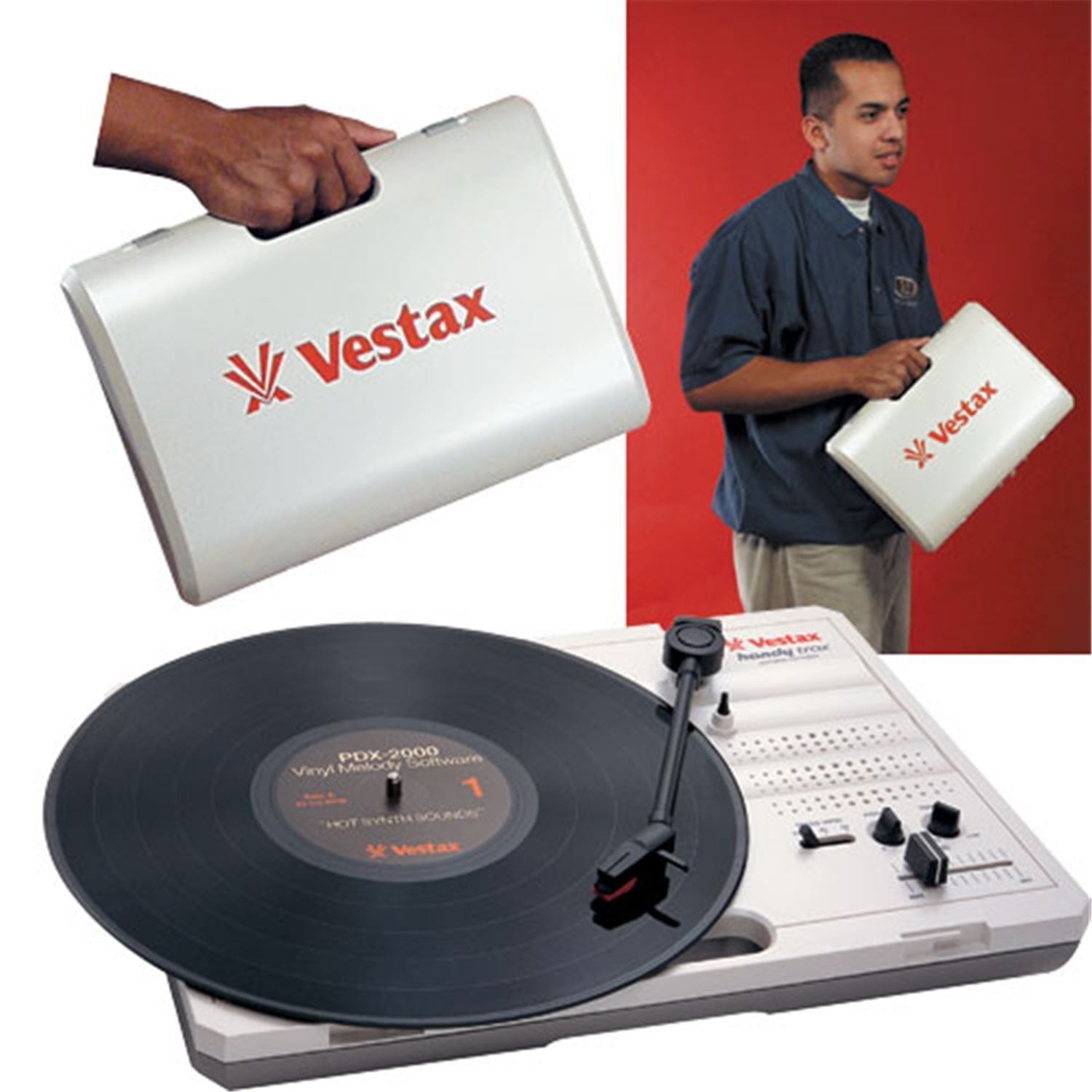 Vestax Handy Trax Portable Plastic Turntable | PSSL ProSound and