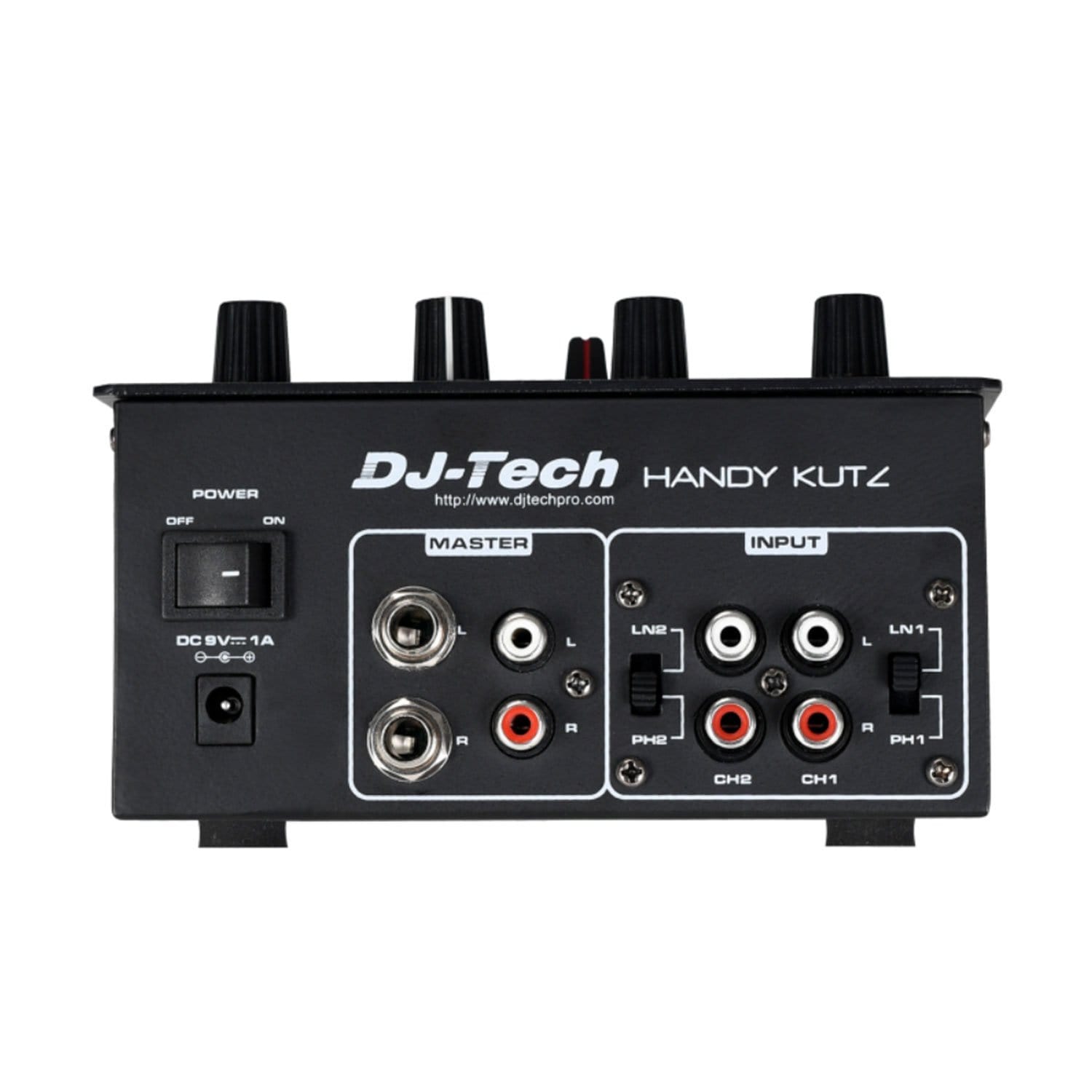 DJ-Tech HANDY KUTZ Battery Powered DJ Mixer with Mini innoFADER - ProSound and Stage Lighting