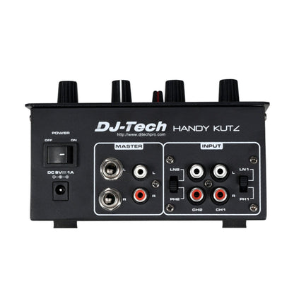 DJ-Tech HANDY KUTZ Battery Powered DJ Mixer with Mini innoFADER - ProSound and Stage Lighting