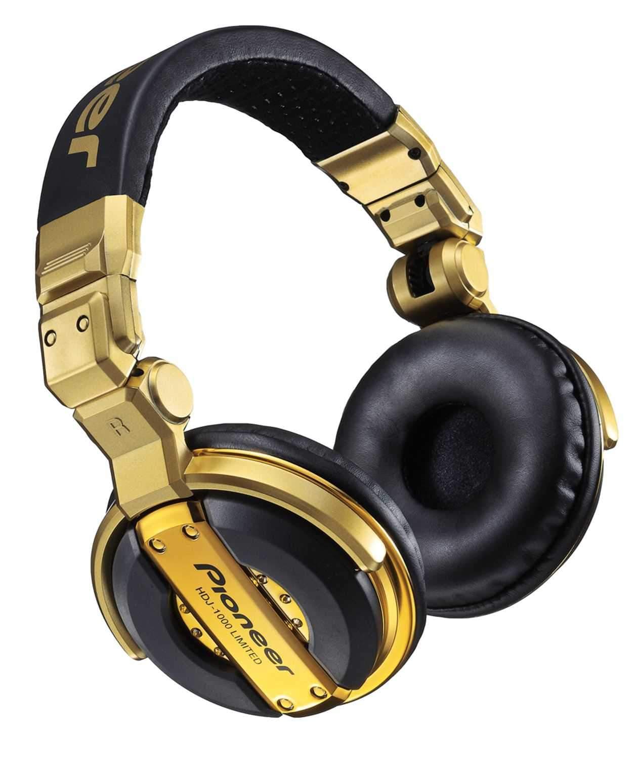 Pioneer HDJ1000 Limited Edition Gold DJ Headphones - PSSL ProSound and Stage Lighting