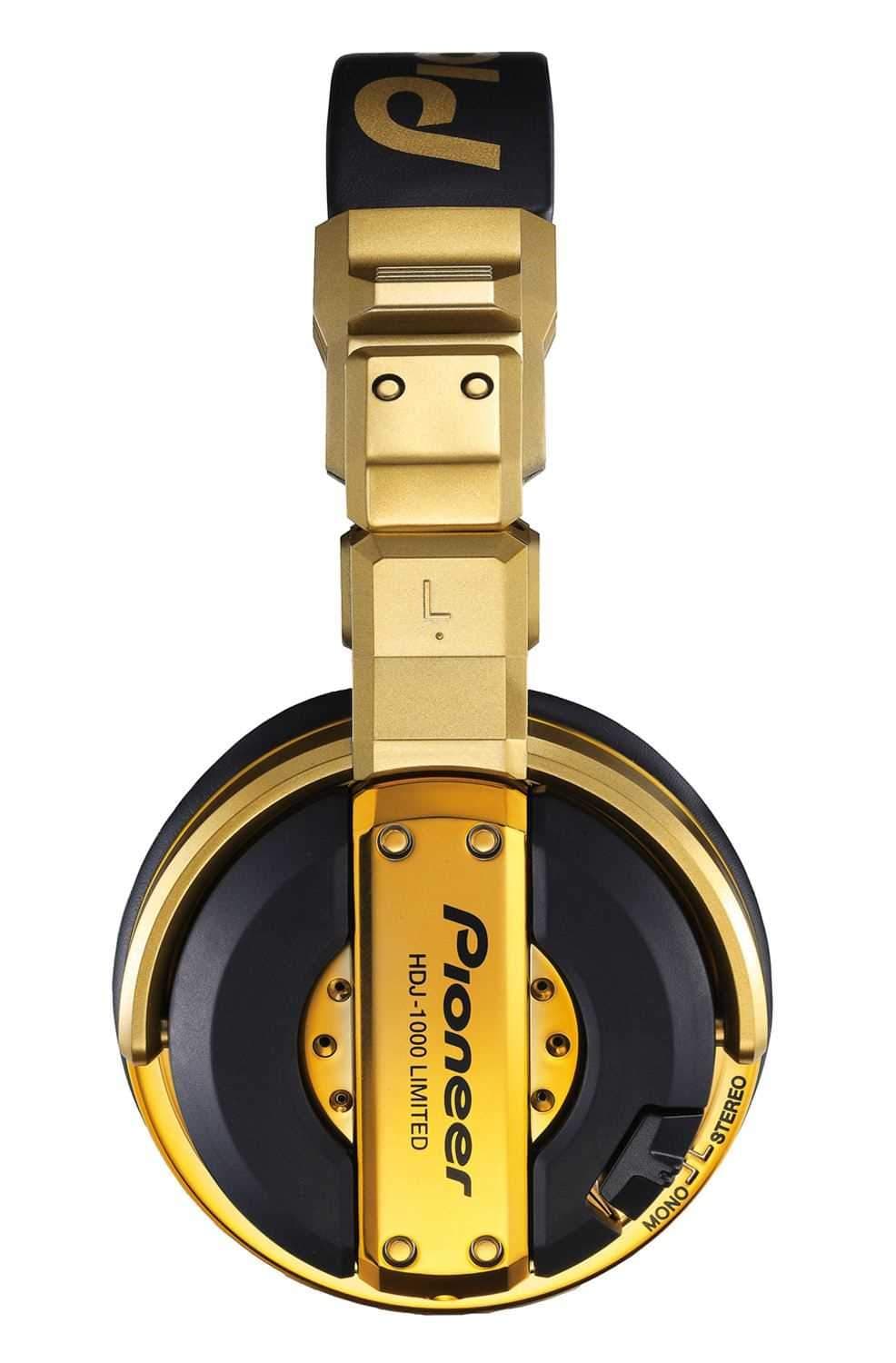 Pioneer HDJ1000 Limited Edition Gold DJ Headphones - PSSL ProSound and Stage Lighting