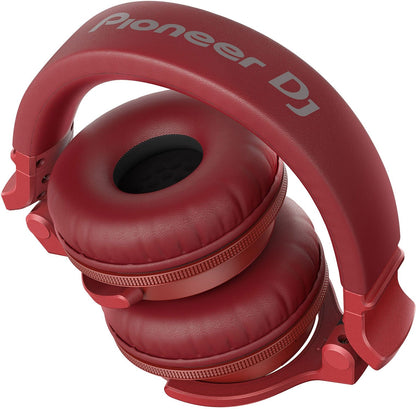 Pioneer HDJ-CUE1BT-R Wireless Bluetooth DJ Headphones - Red - PSSL ProSound and Stage Lighting