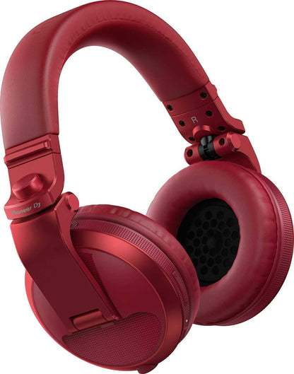 Pioneer HDJ-X5BT-R Red Bluetooth Wireless DJ Headphones - PSSL ProSound and Stage Lighting