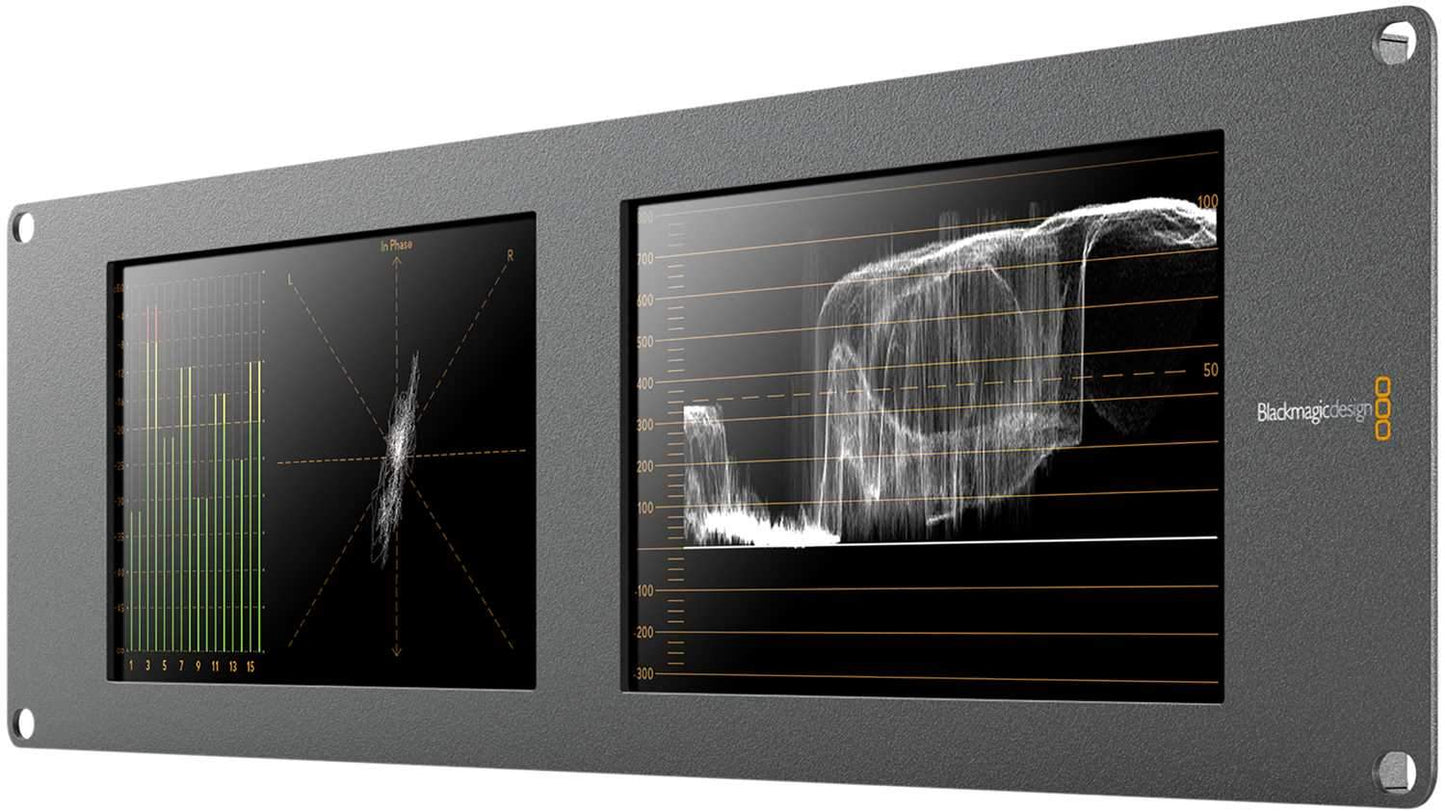 Blackmagic Design SmartScope Duo 4K 2 LCD Monitors - PSSL ProSound and Stage Lighting