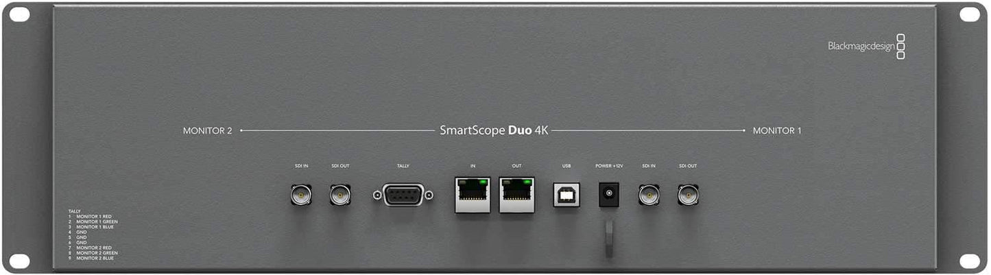 Blackmagic Design SmartScope Duo 4K 2 LCD Monitors - PSSL ProSound and Stage Lighting
