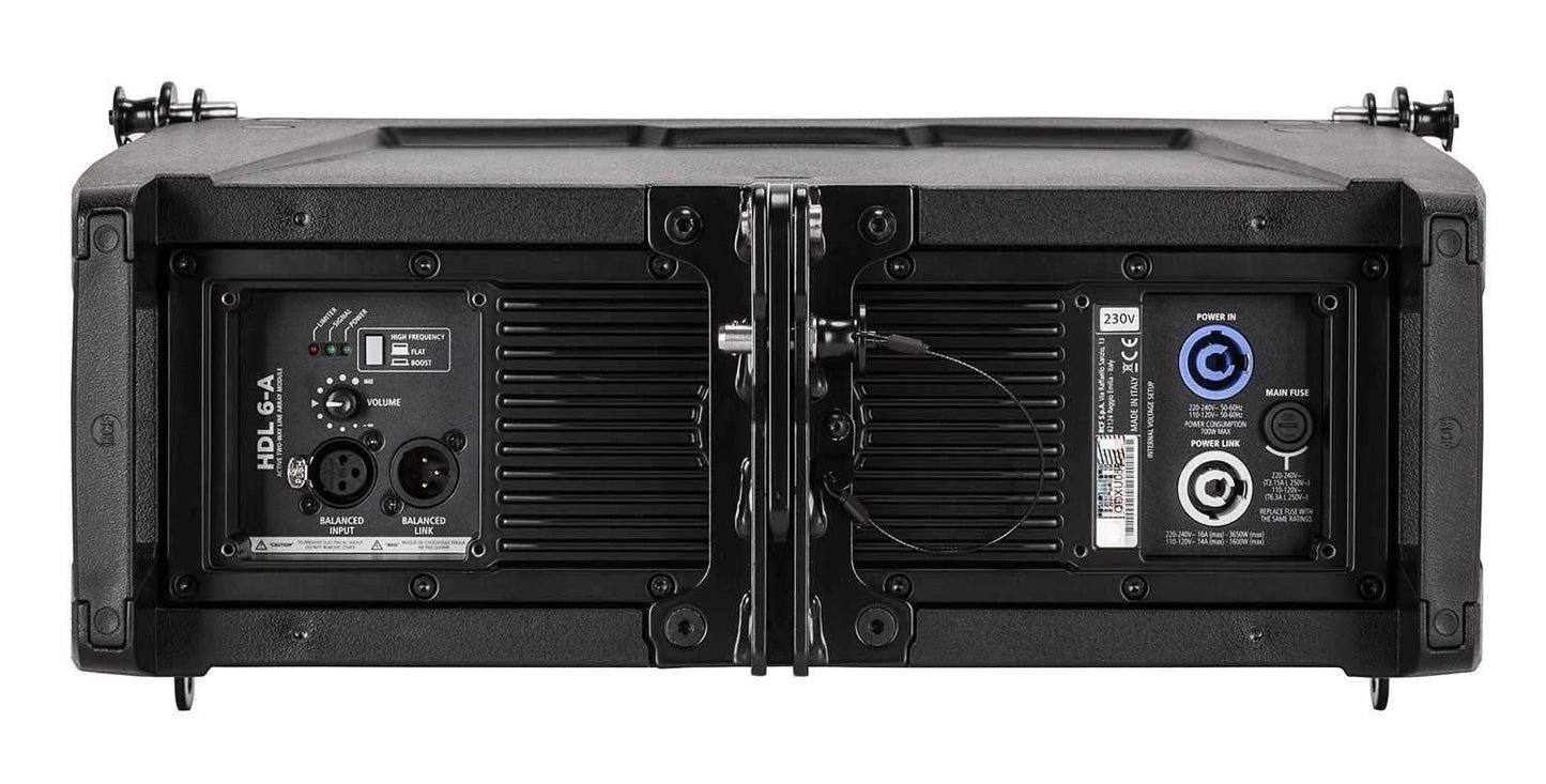 RCF HDL6-A 1400W 2-Way Powered Line Array Module - PSSL ProSound and Stage Lighting