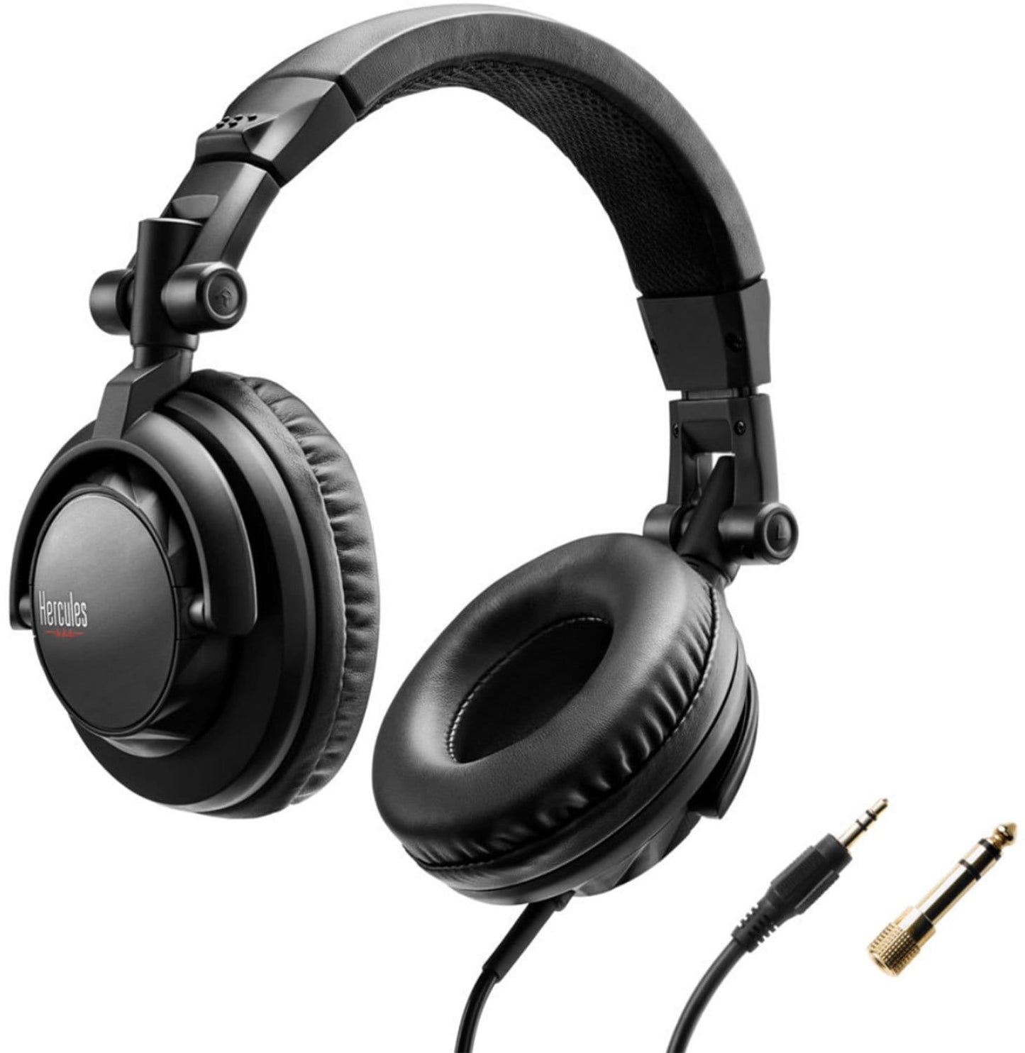 Hercules HDP DJ45 Closed-Back DJ Headphones - PSSL ProSound and Stage Lighting