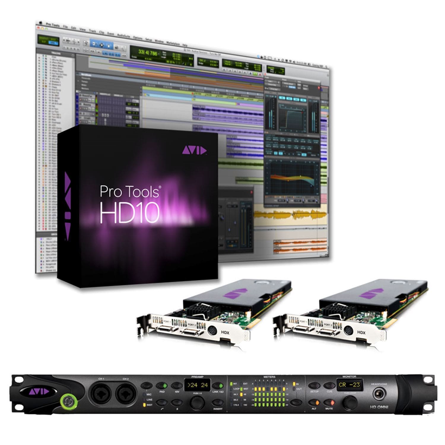 Avid Pro Tools HDX2 Omni System 9935-65117-00 - PSSL ProSound and Stage Lighting