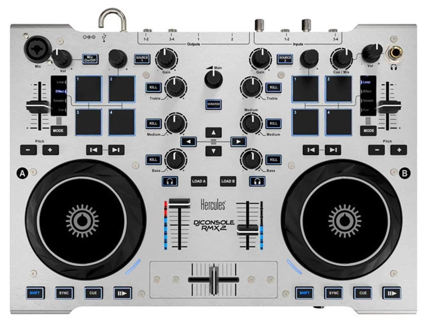 Hercules DJ Console RMX, DJ Controller and Audio Interface