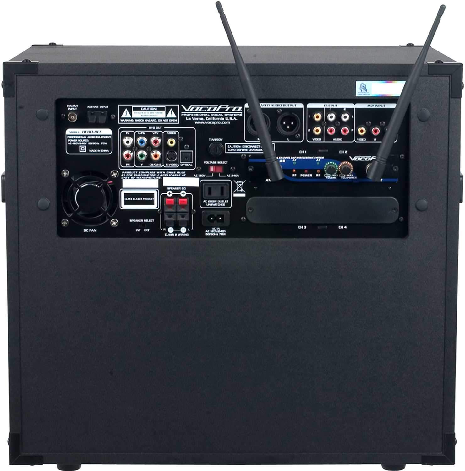 VocoPro Hero-Rec 4 Compact All-In-One Entertainment System - PSSL ProSound and Stage Lighting