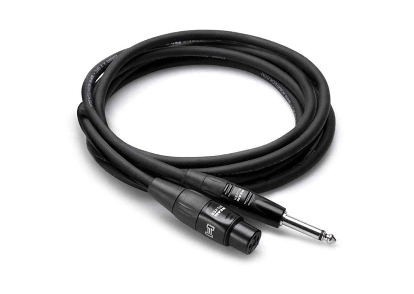 Hosa HMIC-025HZ 25 Foot Mic Cable Rean XLR (F) To 1/4" TS 20 AWG - PSSL ProSound and Stage Lighting