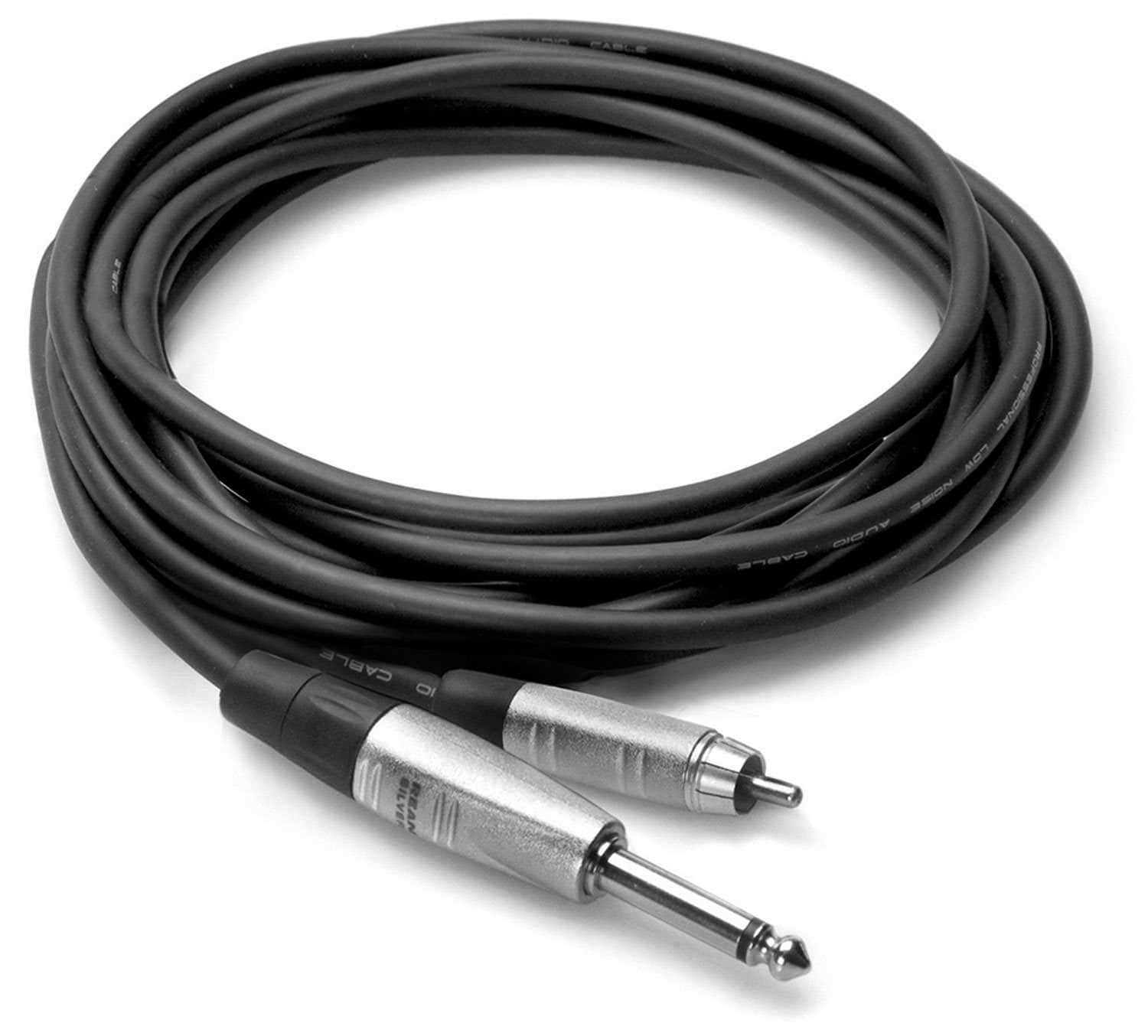 10Ft Audio Cable 1/4 TS To RCA - PSSL ProSound and Stage Lighting