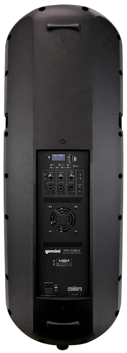 Gemini HPS 215BLU Dual 15 in Powered Speaker 200 - PSSL ProSound and Stage Lighting