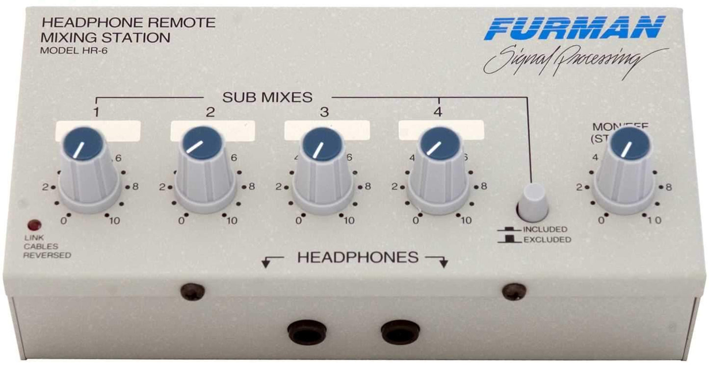 Furman HR6 Headphone Remote Station - PSSL ProSound and Stage Lighting