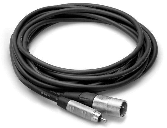 Hosa HRX-003 Single Pro XLR (M) To RCA (M) Cable - PSSL ProSound and Stage Lighting